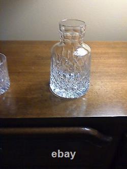 Beautiful Cut Glass Decanter And Glass! Free Shipping