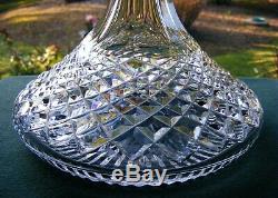 Beautiful Waterford Crystal Alana 9 3/4 Ships Decanter + Stopper