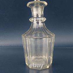 Biedermeier Karaffe Kristall Glas 27cm Cut Glass Victorian Decanter England 1840