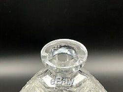 Bohemia Czech Queens Lace Fine Hand Cut Crystal Liquor Decanter