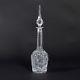 Brilliant Cut Glass / Crystal Decanter W. Ornate Patterning & Stopper 17.5 Tall