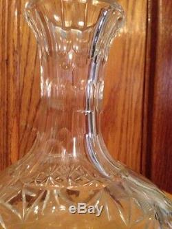 Brilliant Cut Glass Hawkes Vase Decanter Signed