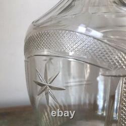 C1810 Fine Antique Irish Cut Glass Decanter. Georgian Regency