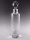 Carrs Silver Top Decanter Tall Plain Form 14 1/2