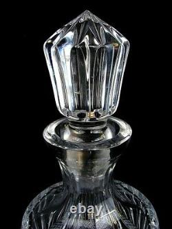 CUT CRYSTAL WHISKEY DECANTER c. 1900! OUTSTANDING