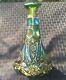 Carnival Green Cambridge Near Cut Wheat Sheaf Cologne Bottle With Out Stopper