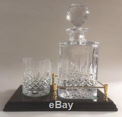 Companion Set Decanter and Glass on Gallery Tray