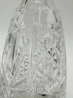 Cristal De Lorraine Crystal Decanter French Midcentury Cut from 1950s # 49 Mark
