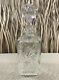 Crystal Decanter Square With Stopper. Eleanor By American Cut. In Excellent