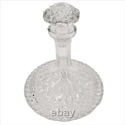 Crystal Galway Claddagh Ships Decanter Made in Ireland