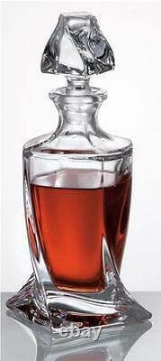 Crystal Glass Bohemia Whisky Decanter Gift Set 850ml + 2 x 340ml Tumbler