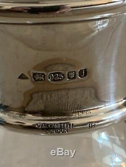 Crystal and Sterling Silver 1ltr Decanter by J A Campbell
