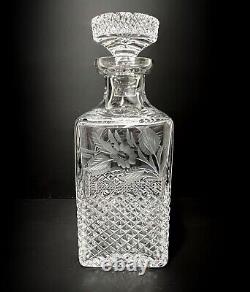 Cut Crystal Spirits Decanter with Stopper