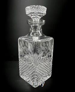 Cut Crystal Spirits Decanter with Stopper