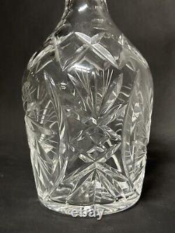 Cut Lead Crystal Liquor Glass Decanter WithStopper
