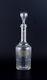 Danish Glassworks, Carafe For Rum In Clear Mouth-blown Facet-cut Glass