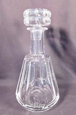 Dazzling Baccarat Cut Crystal Decanter Tallyrand Pattern France 1930-1950, 1 OF