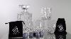 Decanter Set Crystal Decanter Set Whisky Rocks Velvet Bags 4 Glass Set