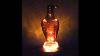 Eagle Led Effects Lighted Mid Century Amber Depression Glass Decanter
