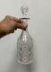 Early 19th Century English Blown And Cut Glass Decanter With Teardrop Stopper