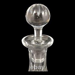 Edinburgh Crystal Decanter Appin Cut with Stopper Scotland 10 3/4