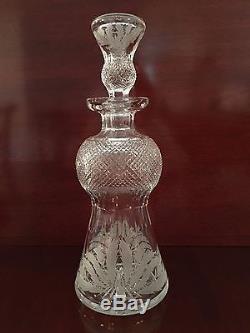 Edinburgh Crystal Thistle Cut 12 Wine Decanter with Stopper