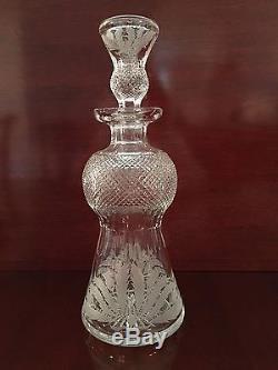 Edinburgh Crystal Thistle Cut 12 Wine Decanter with Stopper