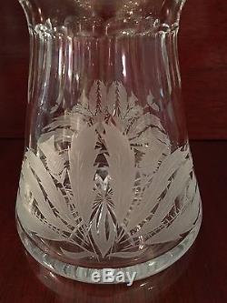 Edinburgh Crystal Thistle Cut 12 Wine Decanter with Stopper