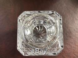 Edinburgh Crystal Thistle Cut Square Whisky Decanter, Excellent
