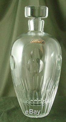 Ekenas Crystal Sweden Cut Glass Art Moderne MCM Decanter