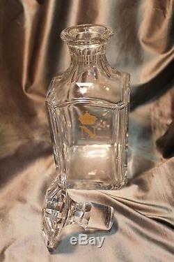 Elegant Baccarat Cut Crystal Napoleon Cognac Decanter