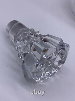 Elegant Baccarat France Cut Crystal & Star Stopper Decanter