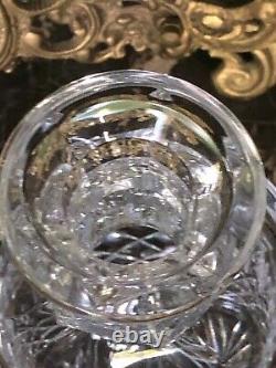 Elegant Waterford Crystal Decanter With Two Shot Glasses