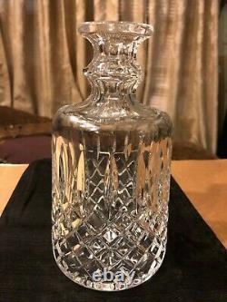 Elegant Waterford Crystal Decanter With Two Shot Glasses