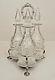 English Victorian Silverplate Tantalus Set With 3 Cut Crystal Decanters