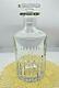 Exquisite Baccarat Rotary Cut Crystal Decanter & Stopper