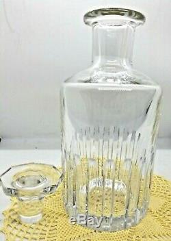 Exquisite BACCARAT ROTARY Cut Crystal DECANTER & STOPPER