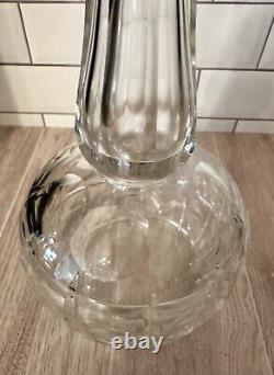 FINE GUNDERSON PAIRPOINT CUT CRYSTAL DECANTER WithSTOPPER AND 6 CORDIALS