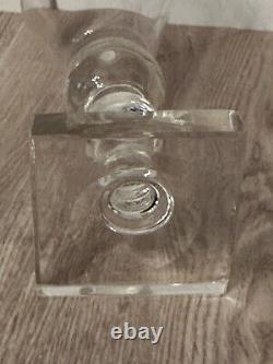 FINE GUNDERSON PAIRPOINT CUT CRYSTAL DECANTER WithSTOPPER AND 6 CORDIALS