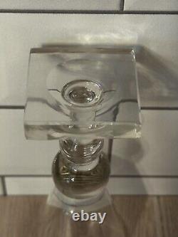 FINE GUNDERSON PAIRPOINT CUT CRYSTAL DECANTER WithSTOPPER AND 6 CORDIALS