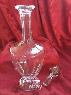 FLAWLESS Exquisite BACCARAT France Crystal GENOVA Cut Glass DECANTER & STOPPER