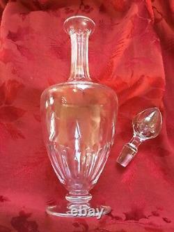 FLAWLESS Exquisite BACCARAT France Crystal GENOVA Cut Glass DECANTER & STOPPER