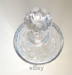 FS-0039 Unique Vintage Heavy Crystal Cut Glass Decanter