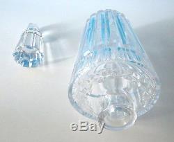 FS-0039 Unique Vintage Heavy Crystal Cut Glass Decanter