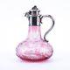 Faberge Moscow 1896 Silver And Cut Ruby To Clear Glass Decanter