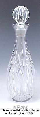 Fabulous Cut Glass/Crystal Waterford Decanter Leaf Designs