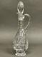 Fabulous Vintage Wine/ Liquor Decanter Crystal Cut Glass Bottle With Stopper