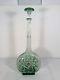 Fine & Brilliant Baccarat Green Cut To Clear Tsar 17 Decanter With Catalog Doc