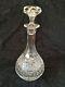 Fine Cut Glass Decanter. 12 Inches With Stopper. Heavy