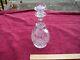 Fine Webb Signed English Cut Crystal Decanter-9 3/4 Inch-nice Condition-nr